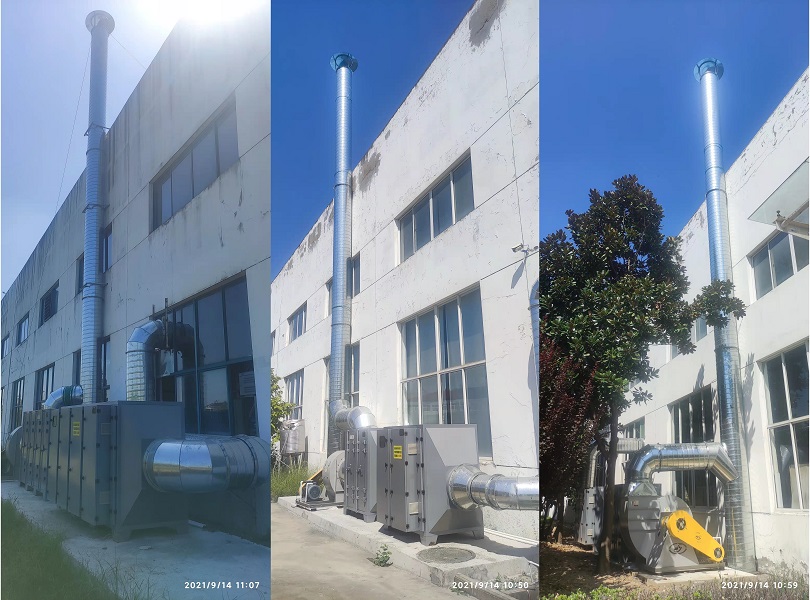 湖北云天鹽業包裝制品有限公司車間廢氣處理工程